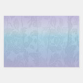 Angel of Faith, Blue Ombre Lace, Gemstone Pattern Inpakpapier Vel (Voorkant 2)