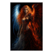 Angel of Fire and Ice – Dark Fantasy Poster (Voorkant)