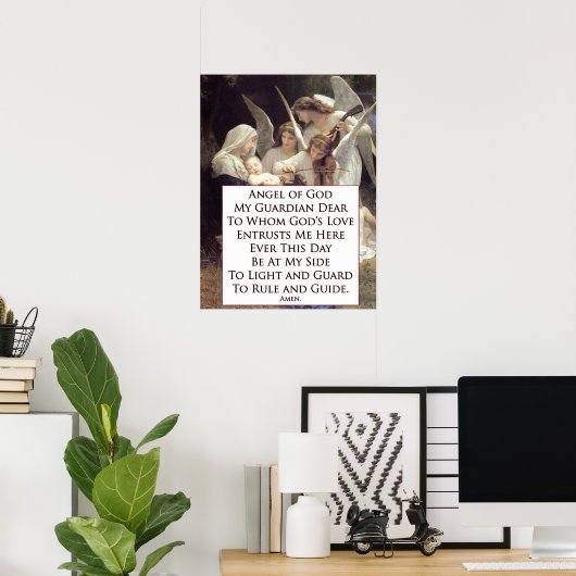 Angel of God Prayer Poster (Thuiskantoor)