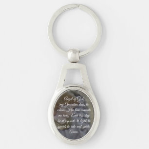 Angel of God Prayer Sleutelhanger