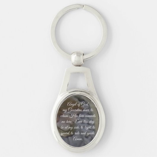 Angel of God Prayer Sleutelhanger (Voorkant)