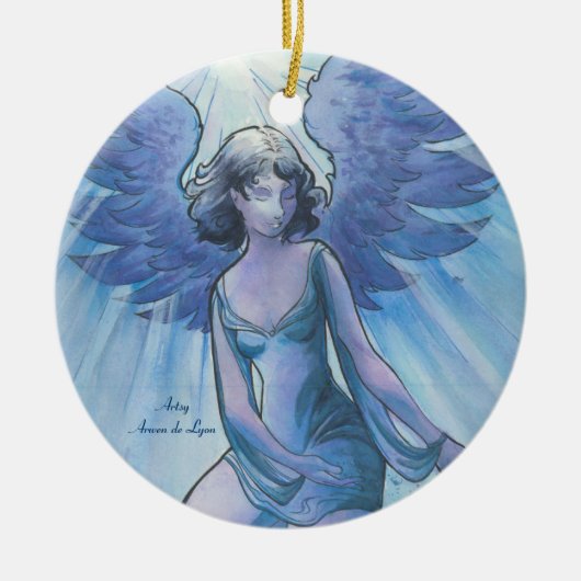 Angel of Grace Keramisch Ornament (Voorkant)