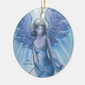 Angel of Grace Keramisch Ornament (Links)