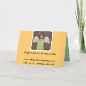 Angel of Grace - wenskaart Kaart (Achterkant)