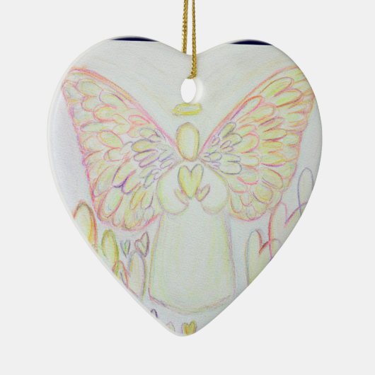 Angel of Hearts Art Pendant Ornament (Rechts)