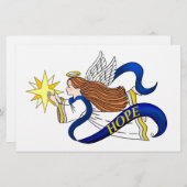"Angel of Hope" Briefpapier (Voorkant / Achterkant)