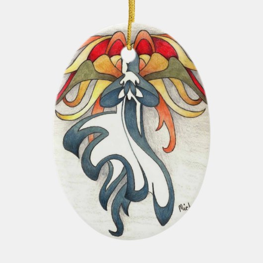 Angel of Hope Keramisch Ornament (Voorkant)