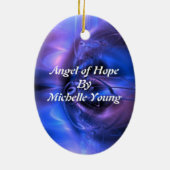 Angel of Hope Keramisch Ornament (Achterkant)