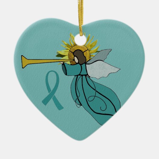 Angel of Hope kerst Keramisch Ornament (Voorkant)