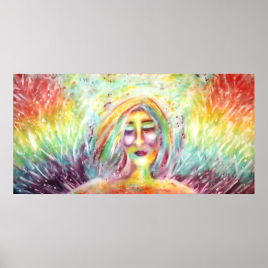 "Angel of Imperfection" Art van Victoria Lynn Hall Poster (Voorkant)