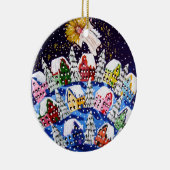 Angel of Joy Round Holiday Ornament (Rechts)