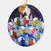 Angel of Joy Round Holiday Ornament (Links)