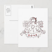 Angel of Love Briefkaart (Voorkant / Achterkant)