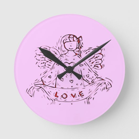 Angel of Love Ronde Klok (Voorkant)