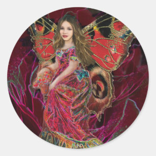 Angel of Love Ronde Sticker