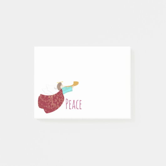 Angel of Peace 4x3 Post ir Note (Voorkant)