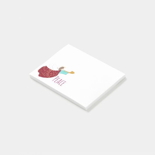 Angel of Peace 4x3 Post ir Note (Schuin)