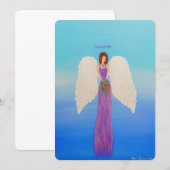 angel of peace feestdagenkaart (Voorkant / Achterkant)