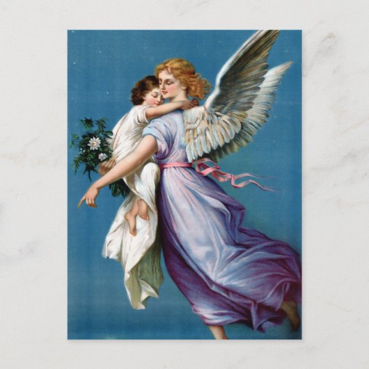 Angel of Peace Vintage Poster hersteld Briefkaart (Voorkant)