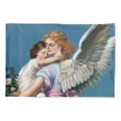 Angel of Peace Vintage Poster hersteld Kussensloop (Achterkant)