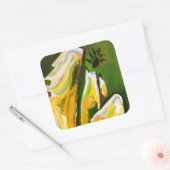 Angel of Reverence 2010 Vierkante Sticker (Envelop)