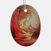 Angel of Spirit Keramisch Ornament (Achterkant)