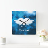 Angel of the Heart Square Wall Clock Vierkante Klok (Huis)