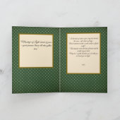 Angel of the Sacred Season Folded Greeting Card Kaart (Binnen)