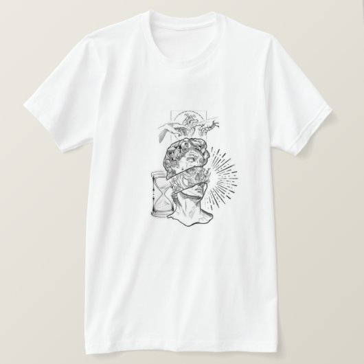 Angel of Wisdom T-shirt – Spiritueel Graphic 2 T-s (Design voorkant)