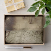 Angel on Bicycle Vintage Garden Art Decoupage Tissuepapier (Geschenk)