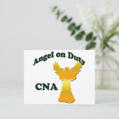 Angel on Duty Briefkaart (Staand voorkant)
