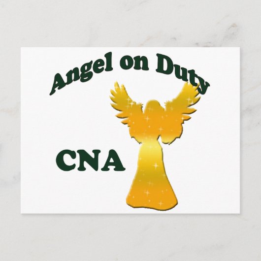 Angel on Duty Briefkaart (Voorkant)