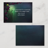 Angel on Window Church Gothic Rozen Notitiekaartje (Voorkant / Achterkant)