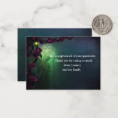 Angel on Window Church Gothic Rozen Notitiekaartje (Voorkant / Achterkant in situ)