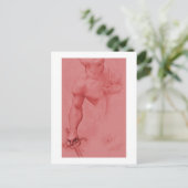 Angel-onderzoek door Cabanel Fine Art Drawing Briefkaart (Staand voorkant)