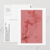 Angel-onderzoek door Cabanel Fine Art Drawing Briefkaart (Voorkant / Achterkant)