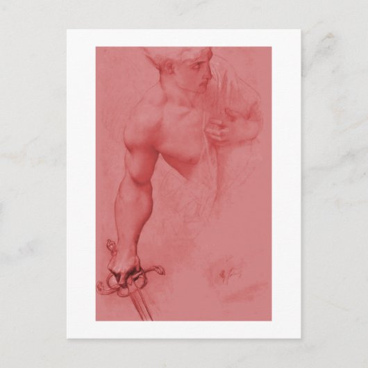 Angel-onderzoek door Cabanel Fine Art Drawing Briefkaart (Voorkant)