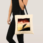 Angel op Dawn Canvas tas (Voorkant (product))