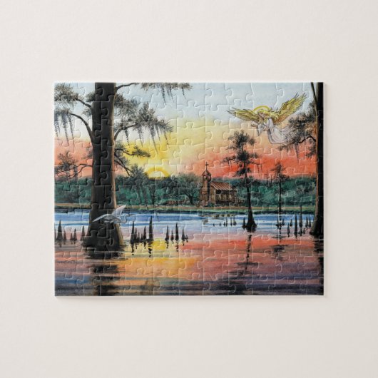 Angel op de Bayou Legpuzzel (Horizontaal)