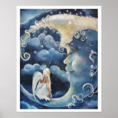 Angel op de maan poster (Voorkant)