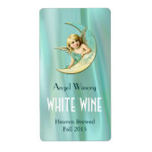 Angel op de Moon Home Made Wine Labels (Voorkant)