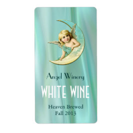 Angel op de Moon Home Made Wine Labels