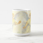 Angel op de vlucht met een glimlach koffiemok (Center)