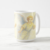 Angel op de vlucht met een glimlach koffiemok (Voorkant rechts)