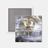 Angel op een cloud magneet (Voorkant / Achterkant)