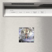 Angel op een cloud magneet (Insitu (Vaatwasser))