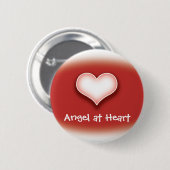 Angel op Heart Button (Voorkant /achterkant)