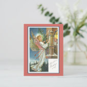 Angel op het WIndow Briefkaart (Staand voorkant)