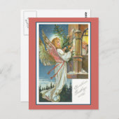 Angel op het WIndow Briefkaart (Voorkant / Achterkant)