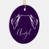 Angel Ornament (Paw Prints) (Rechts)